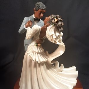 African American Bride and Groom